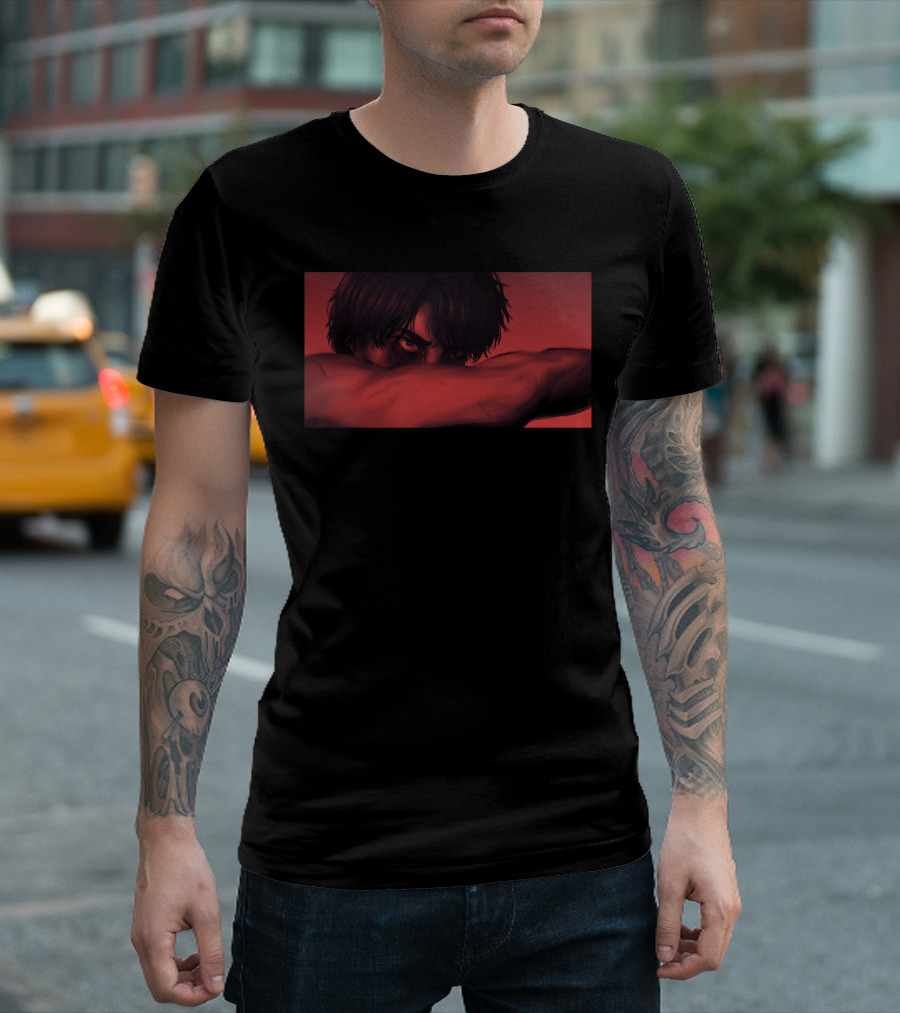 Fallen Vengeance Mysterious Intense Red Glare T-Shirt