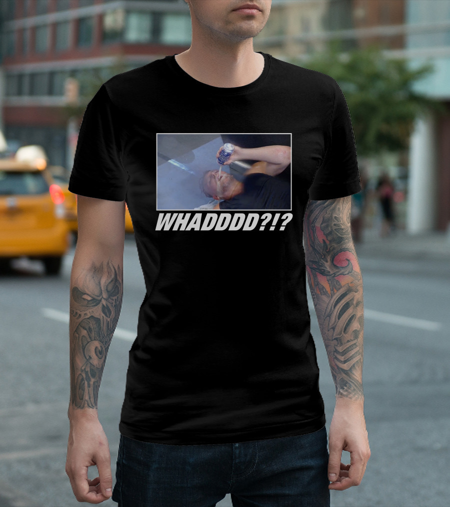 WHADDDD?? Cream Spray Moment T-Shirt