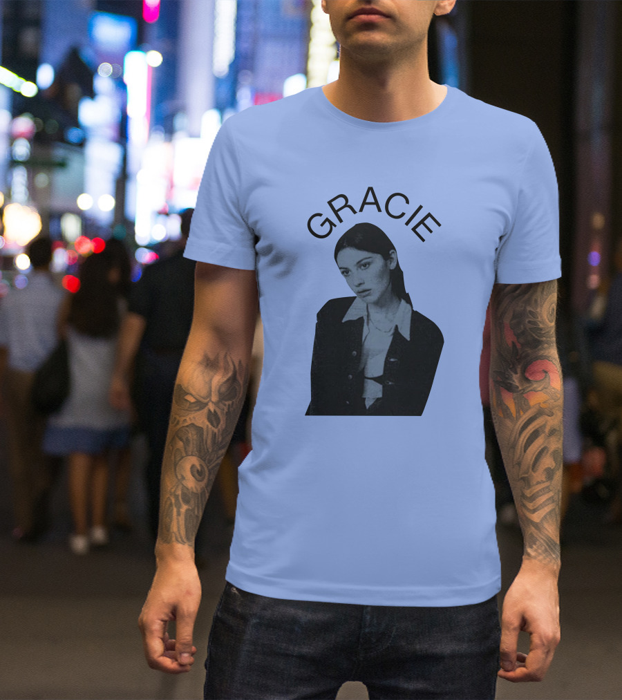 Gracie Vintage Style Portrait Tour Aesthetic T-Shirt