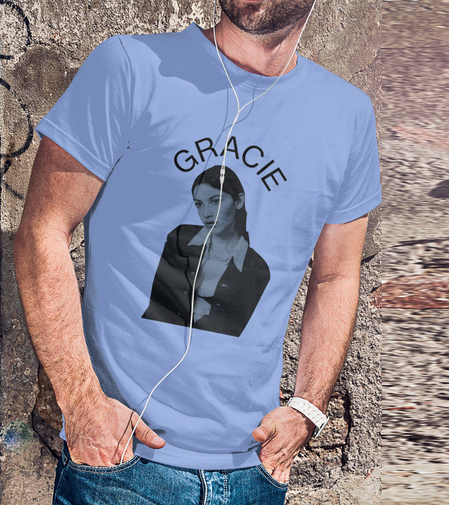 Gracie Vintage Style Portrait Tour Aesthetic T-Shirt