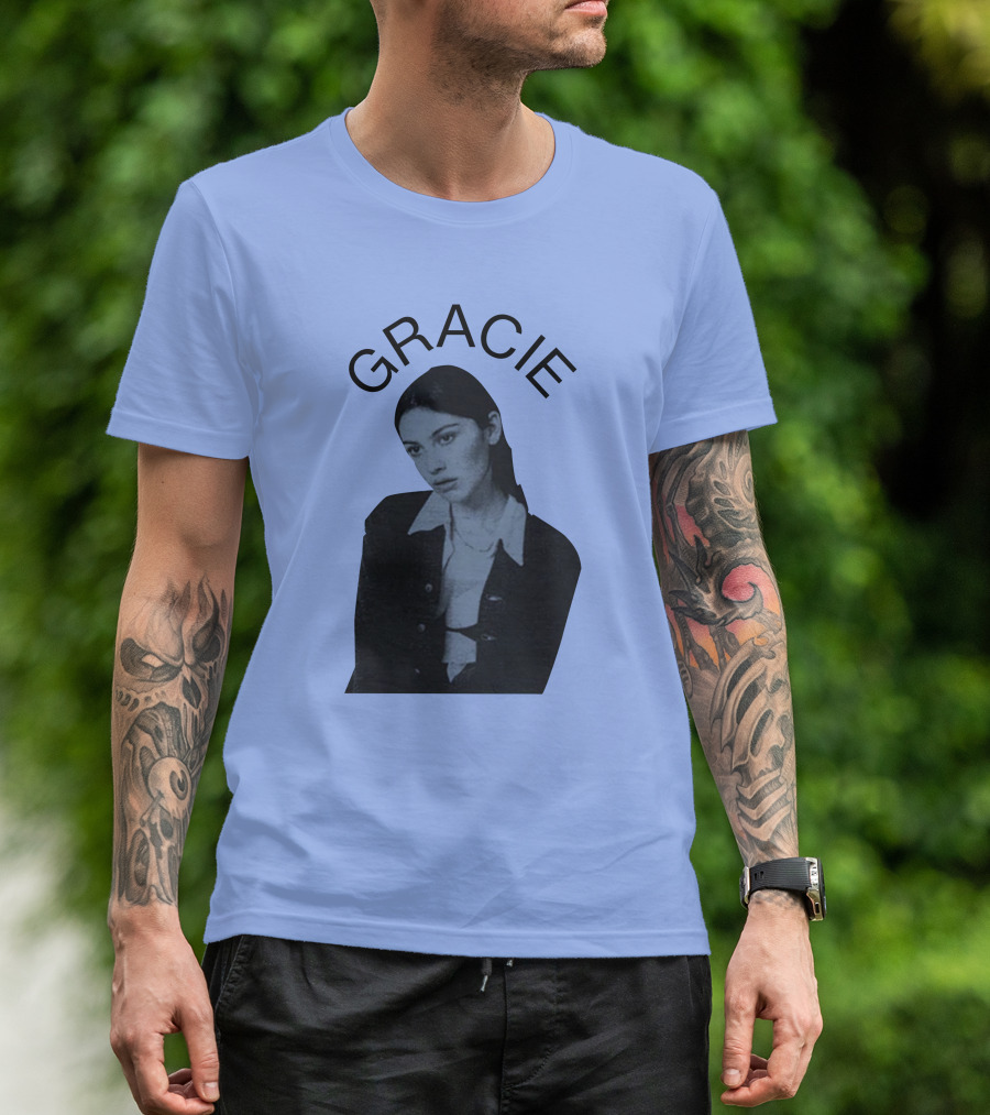 Gracie Vintage Style Portrait Tour Aesthetic T-Shirt
