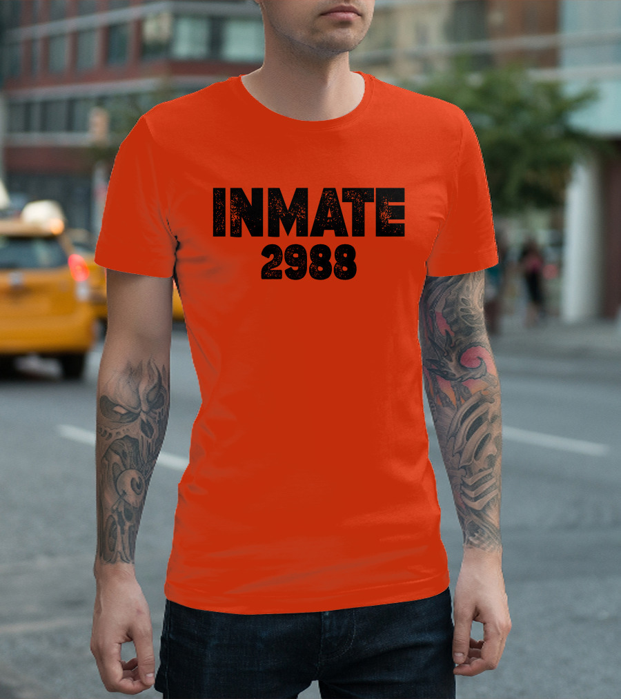 Inmate 2988 Boogie2988 Prison Number T-Shirt