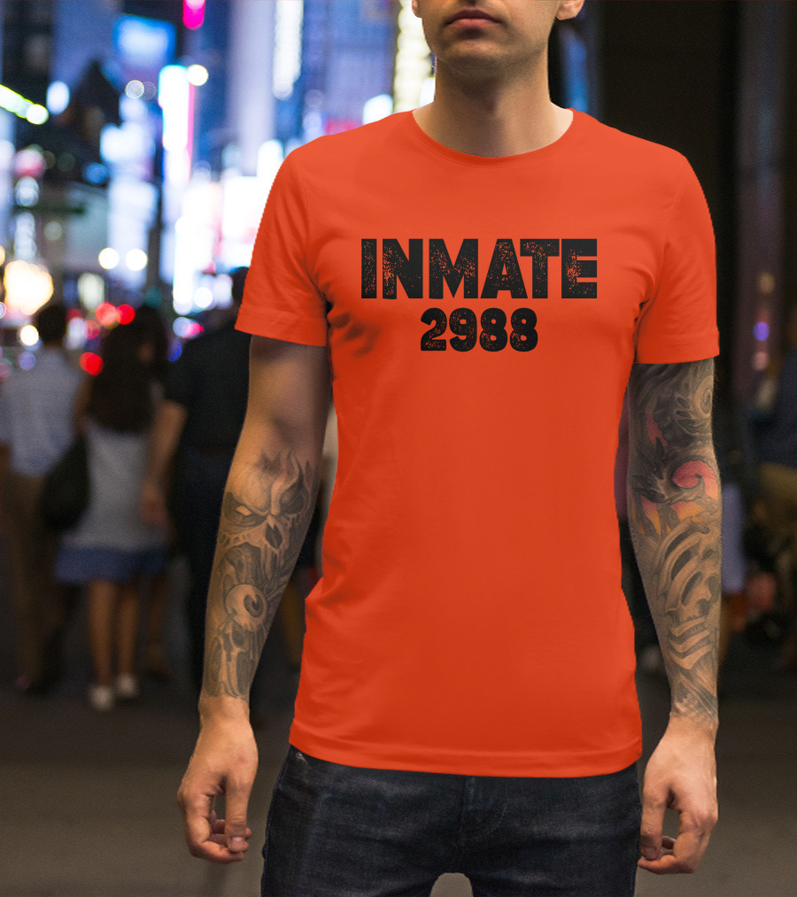 Inmate 2988 Boogie2988 Prison Number T-Shirt