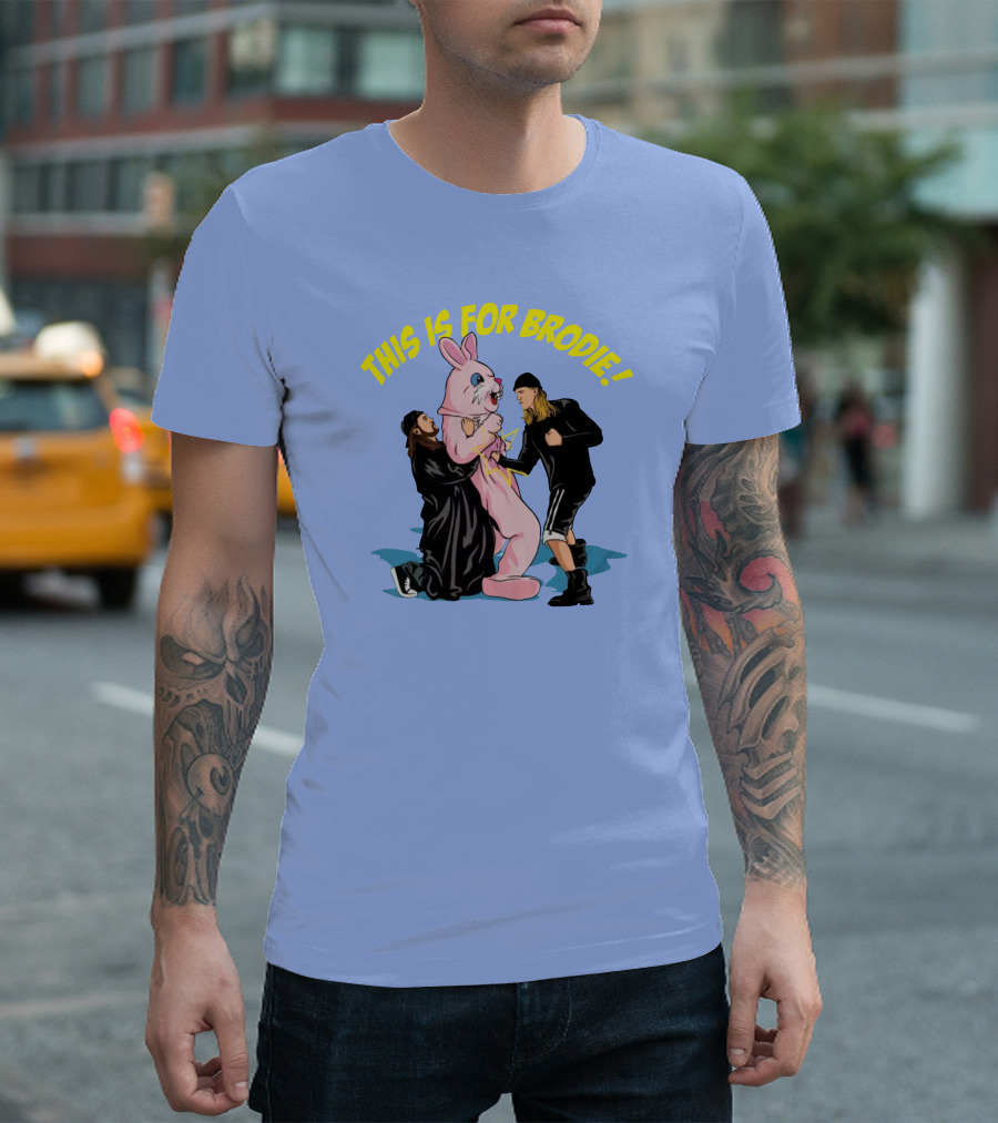 THIS IS FOR BRODIE BUNNY BATTLE T-Shirt