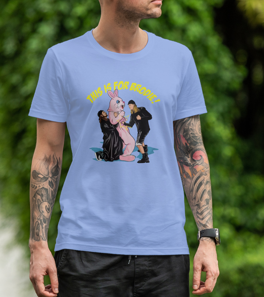 THIS IS FOR BRODIE BUNNY BATTLE T-Shirt