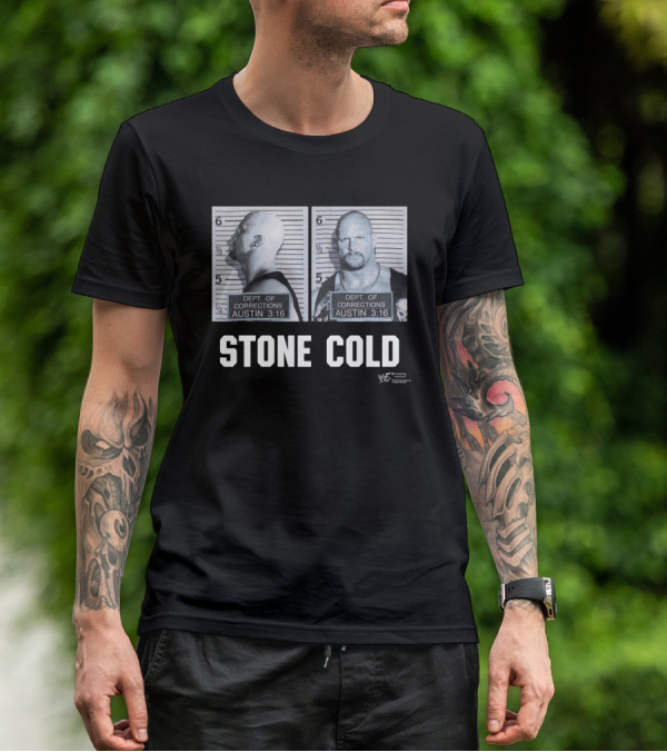Dept Of Corrections Austin 3:16 Mugshot Stone Cold Steve Austin WWF Wrestling T-Shirt