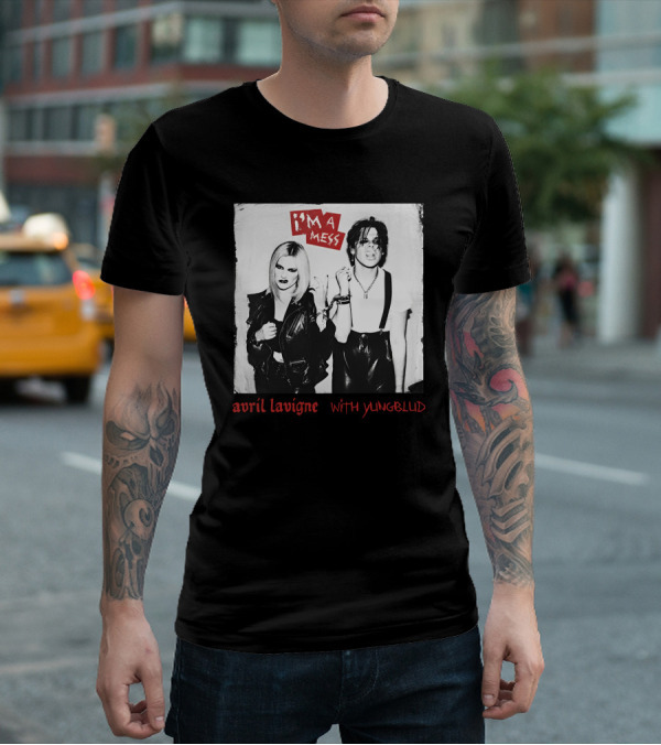 Avril Lavigne I'm A Mess With Yungblud T-Shirt