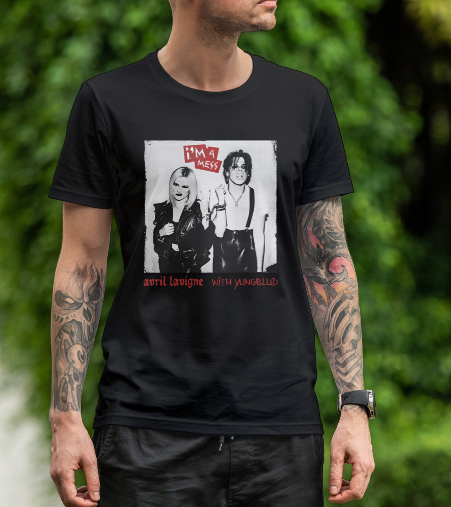 Avril Lavigne I'm A Mess With Yungblud T-Shirt