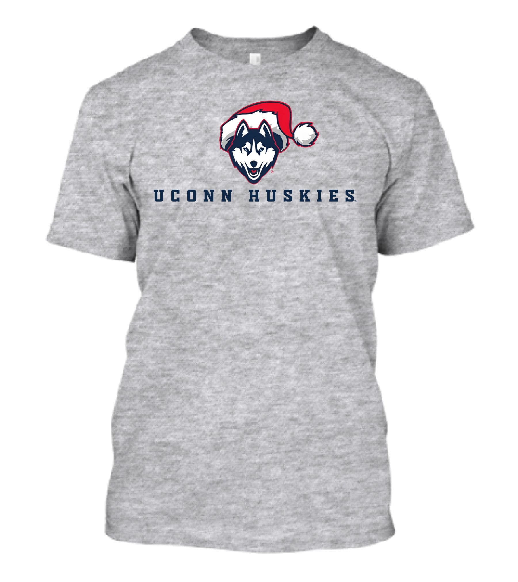 UCONN Huskies Santa Hat T-Shirt