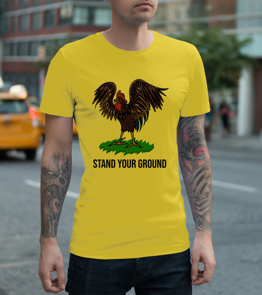 Tim Pool Stand Your Ground Rooster T-Shirt