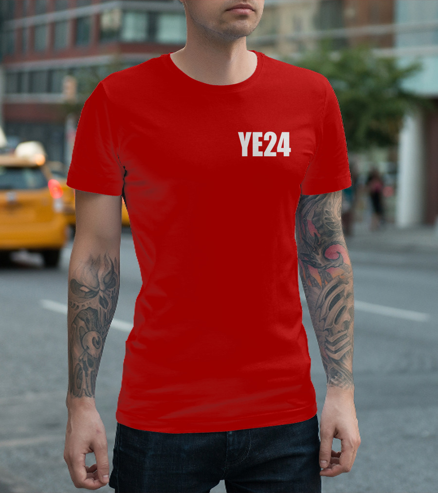 Ye24 Donda's Place Campaign Text White T-Shirt