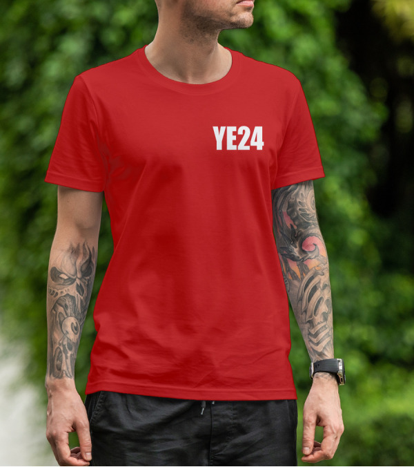 Ye24 Donda's Place Campaign Text White T-Shirt