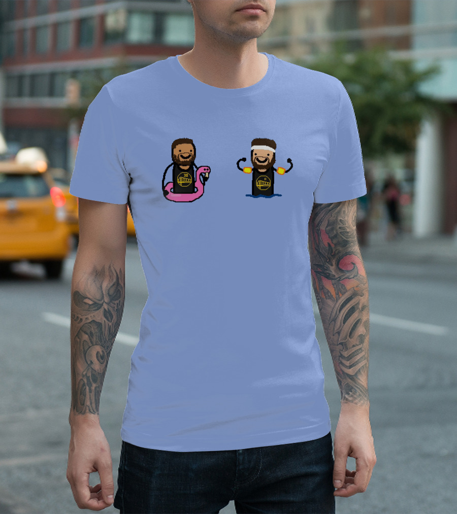 NBA Paint Splash Brothers Floating Fun 30 T-Shirt