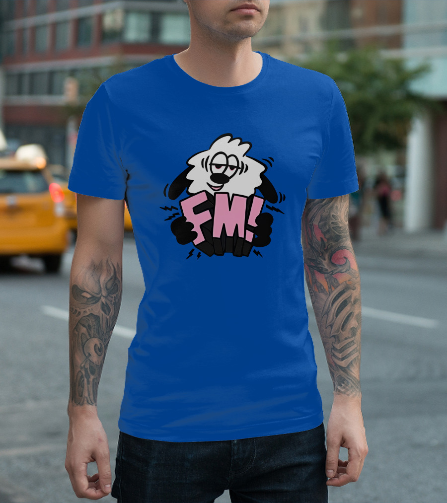 Vs X Verdy FM Cartoon Sheep Complex Con Blue T-Shirt