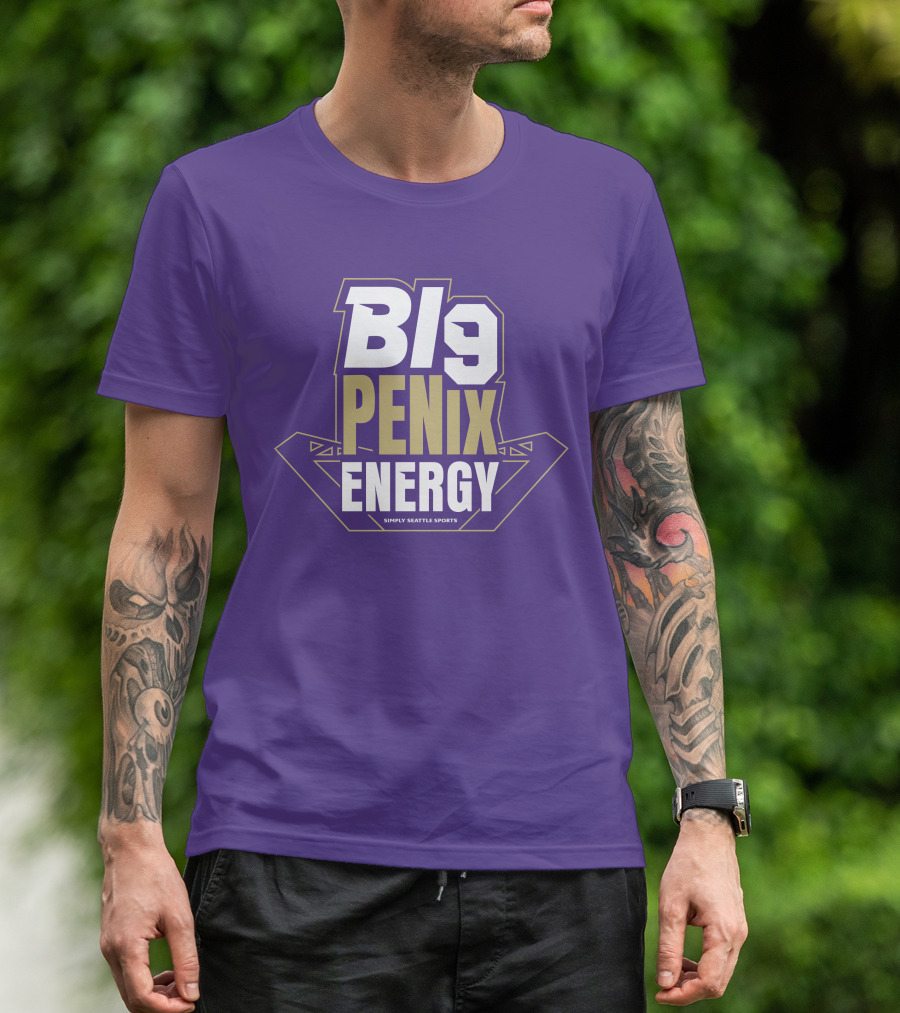 Big Penix Energy Simply Seattle Sports T-Shirt
