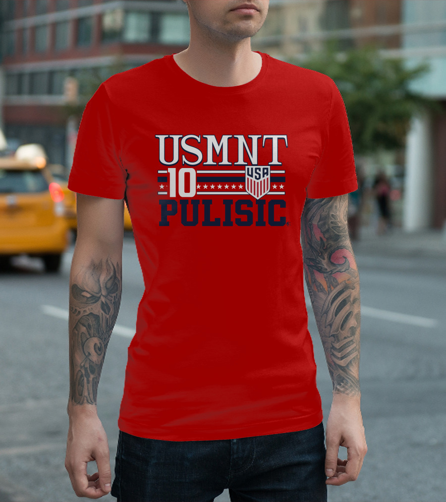 USMNT Pulisic 10 USA Soccer Stars T-Shirt