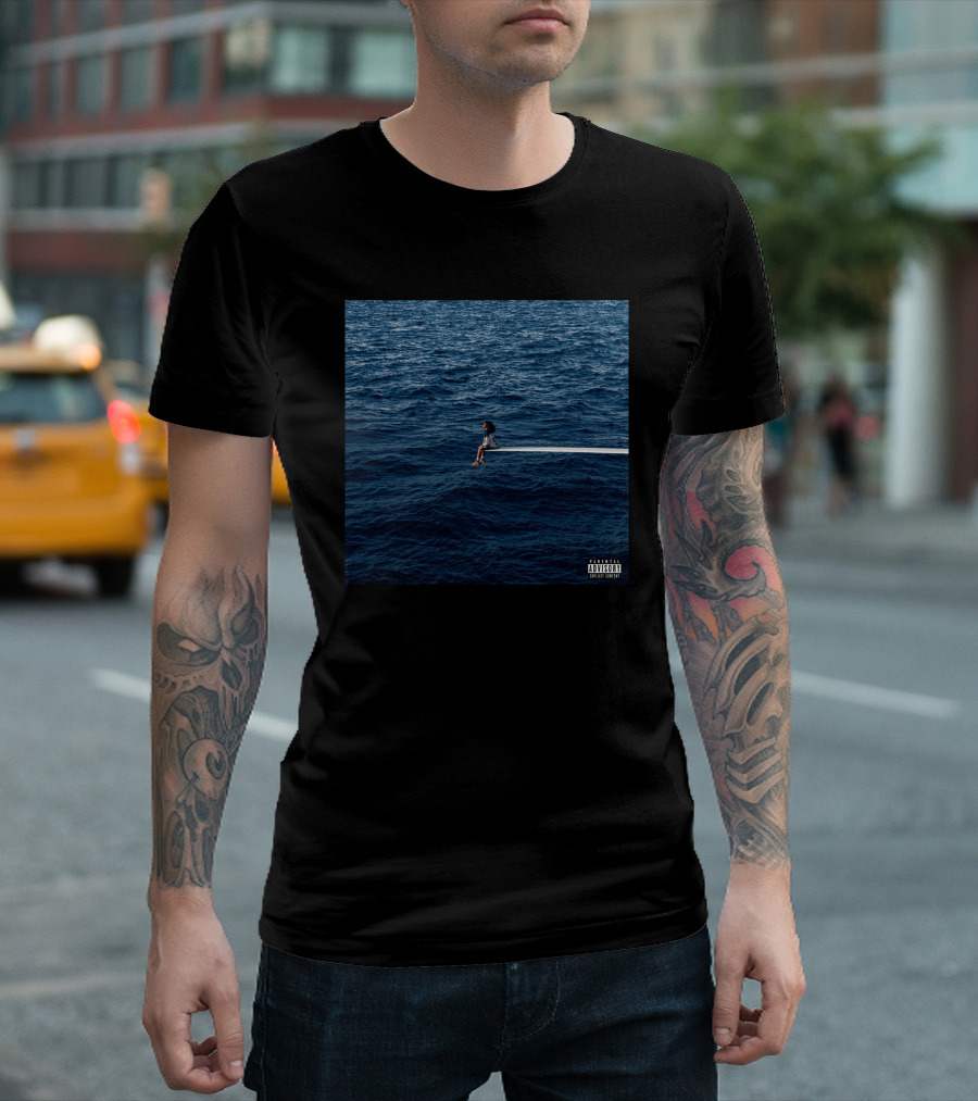 I Survived The Sza Drought SOS Album Cover Ocean T-Shirt