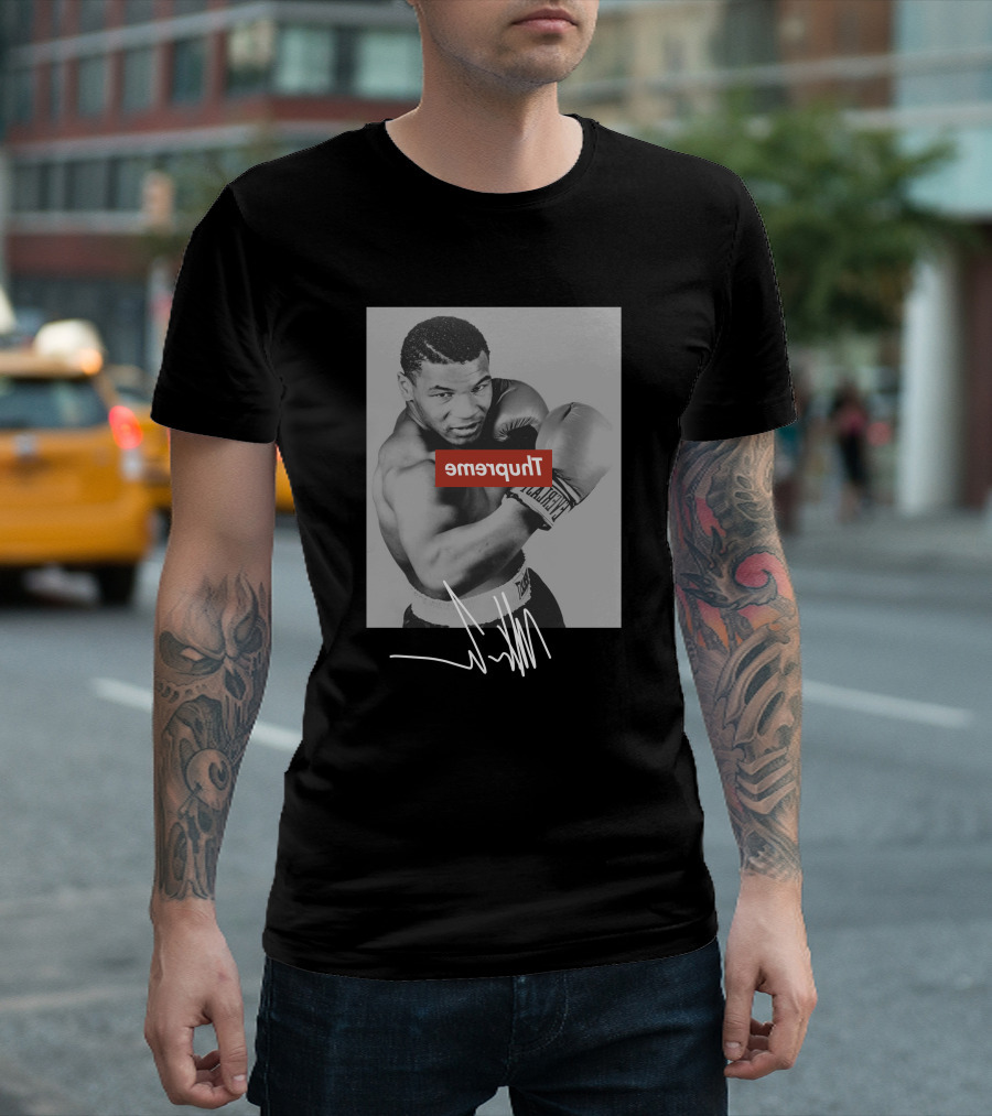 Alycia Baumgardner Thupreme Mike Tyson Signature Boxing Legend T-Shirt