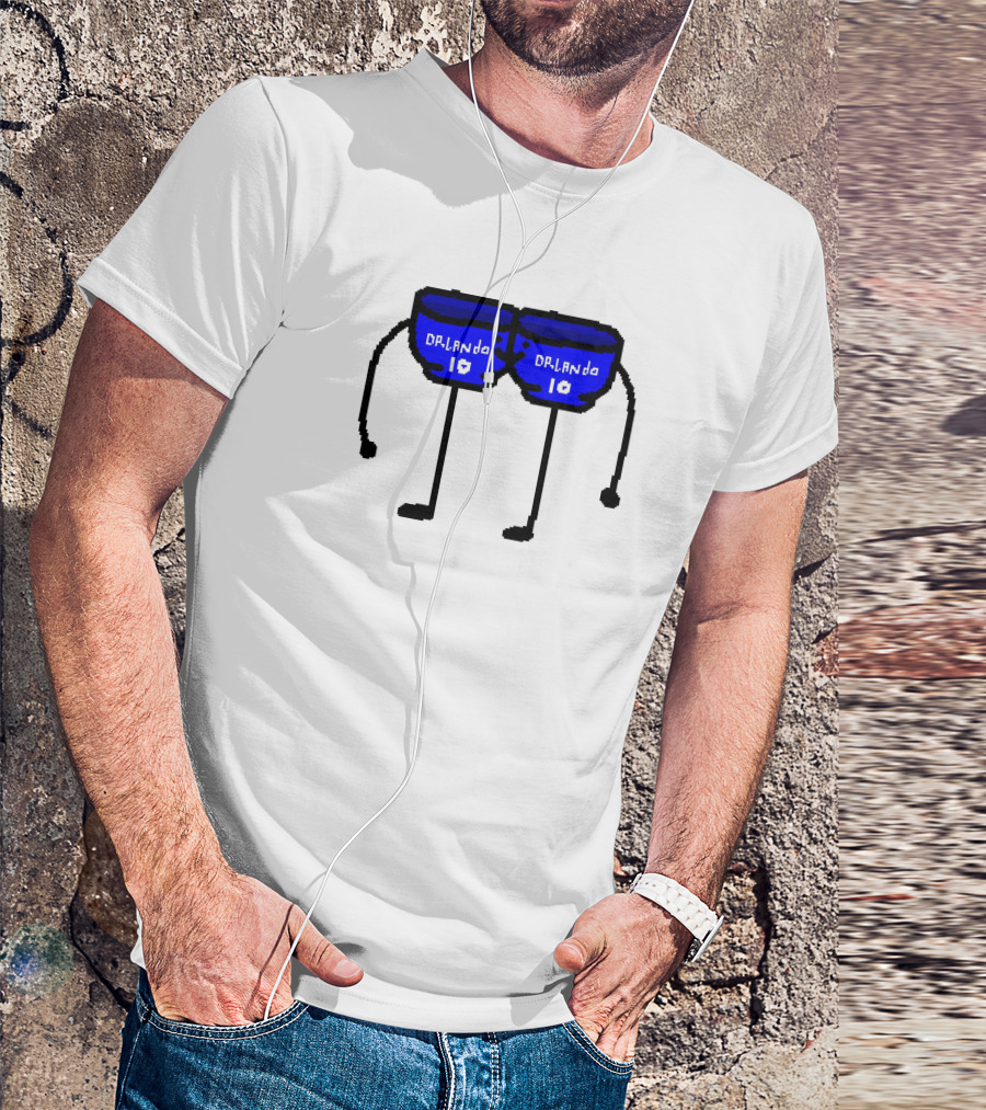 Bowl Bow Orlando Blue Cartoon Figure 10 DRlanda T-Shirt