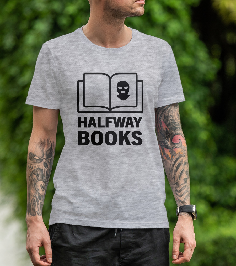 Shea Serrano Mask Icon Halfway Books T-Shirt