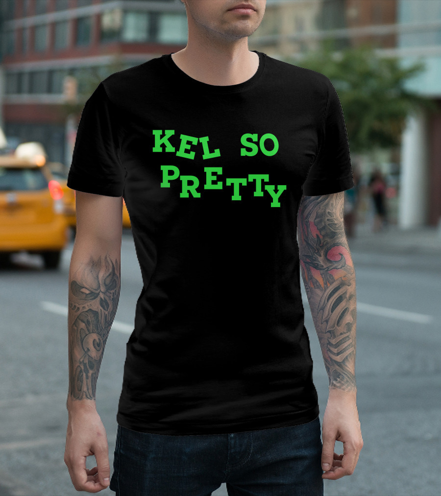 Kel So Pretty Retro Neon Text T-Shirt