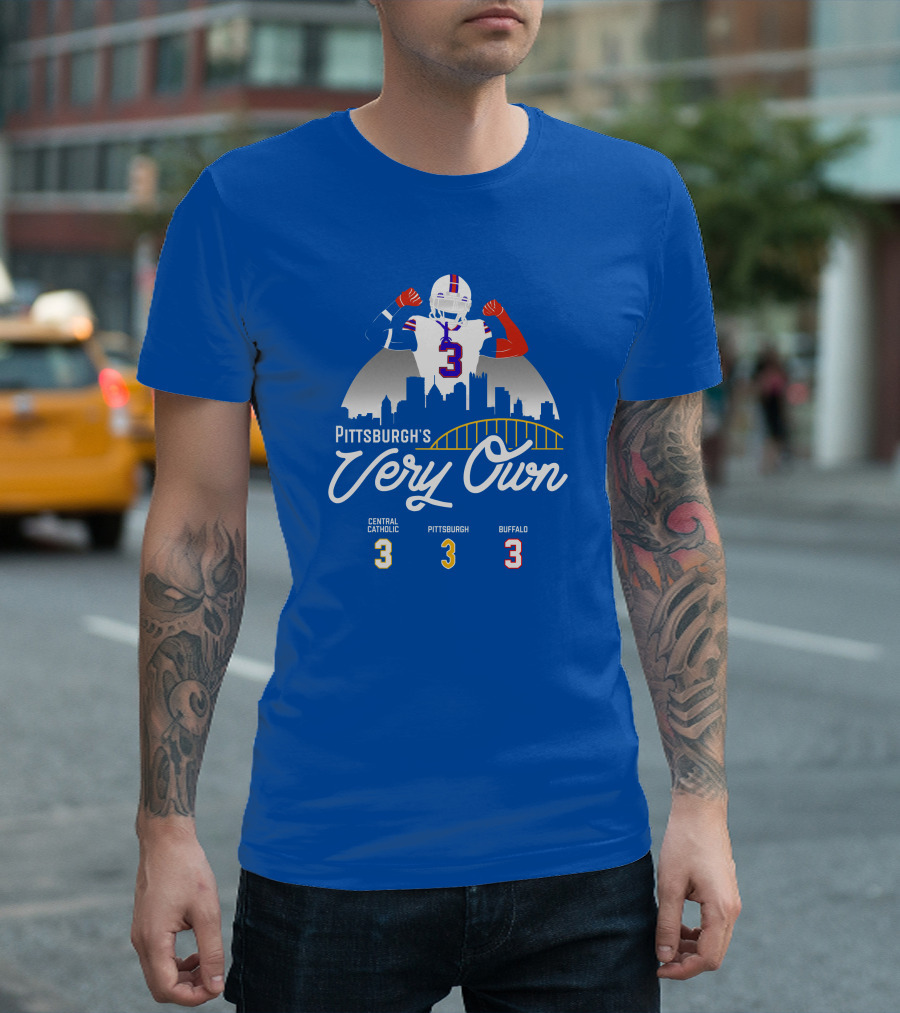 Pittsburgh's Very Own Central Catholic Pittsburgh Buffalo 3 T-Shirt