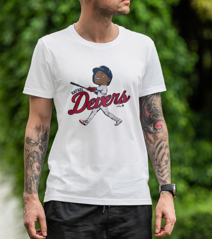 Rafael Devers Baseball Caricature Sports T-Shirt