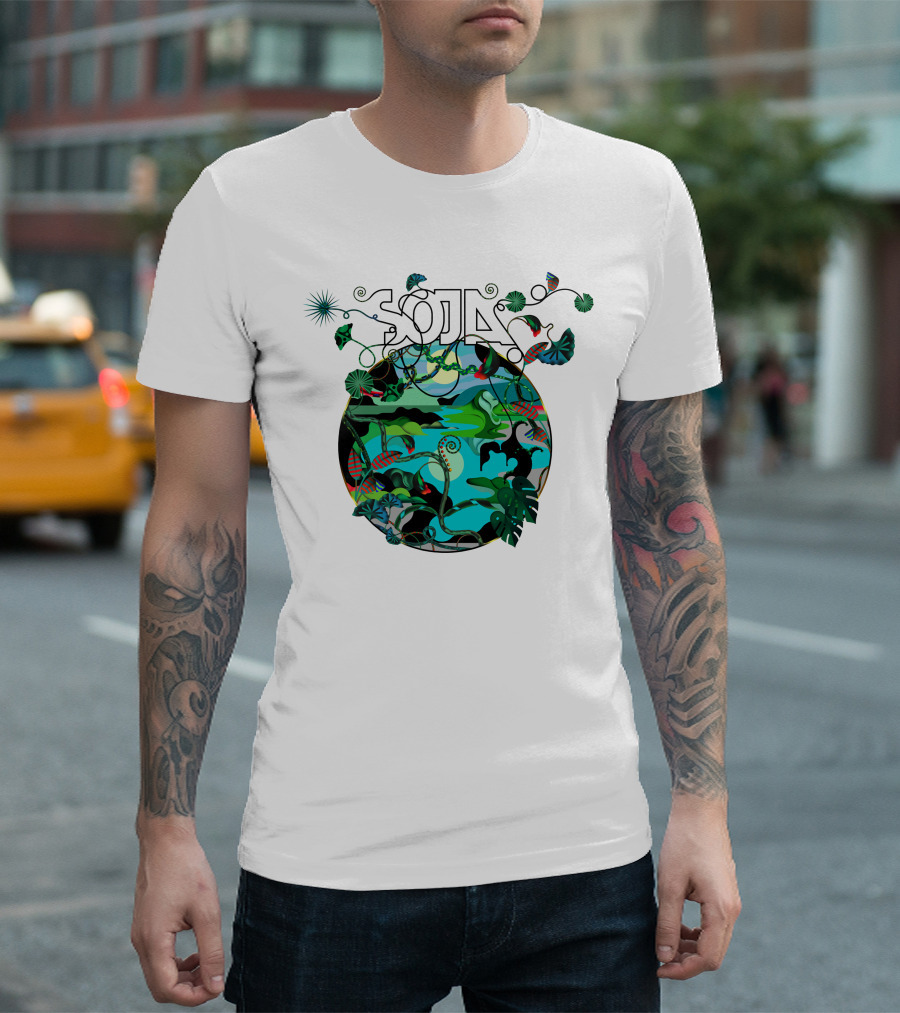 SOJA Earthy Jungle Nature Design Soja Gear T-Shirt