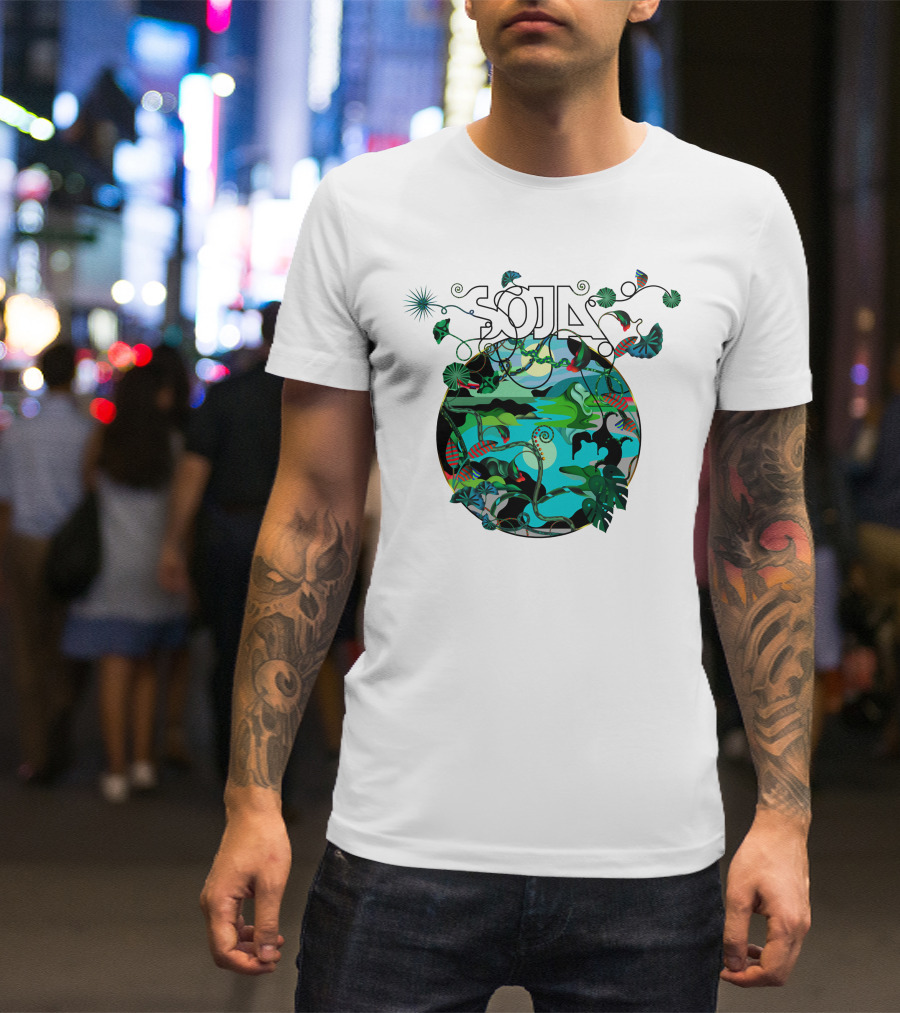 SOJA Earthy Jungle Nature Design Soja Gear T-Shirt