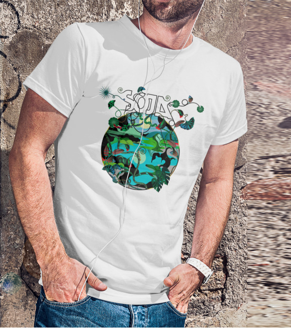 SOJA Earthy Jungle Nature Design Soja Gear T-Shirt