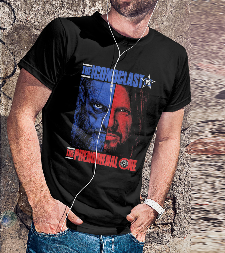 The Iconoclast Vs The Phenomenal One WrestleMania 38 Edge Vs AJ Styles T-Shirt