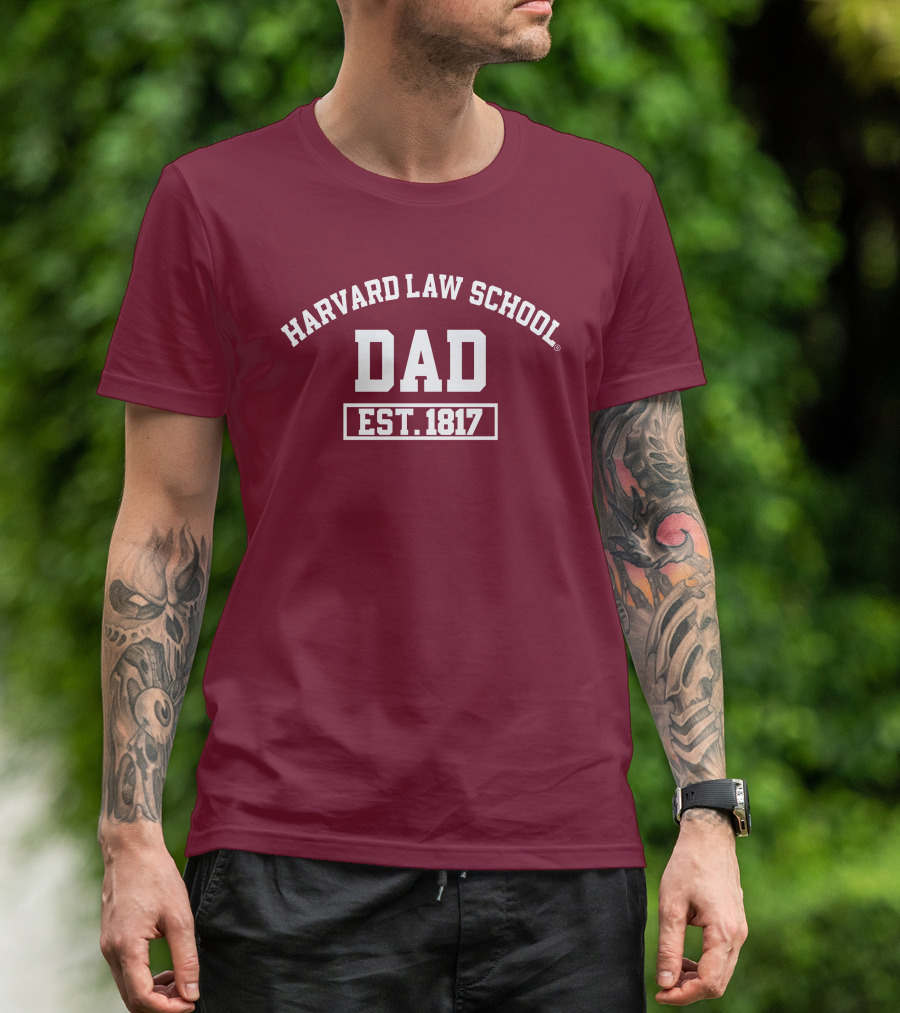 Harvard Law School Dad Est 1817 Aiden Thomas T-Shirt