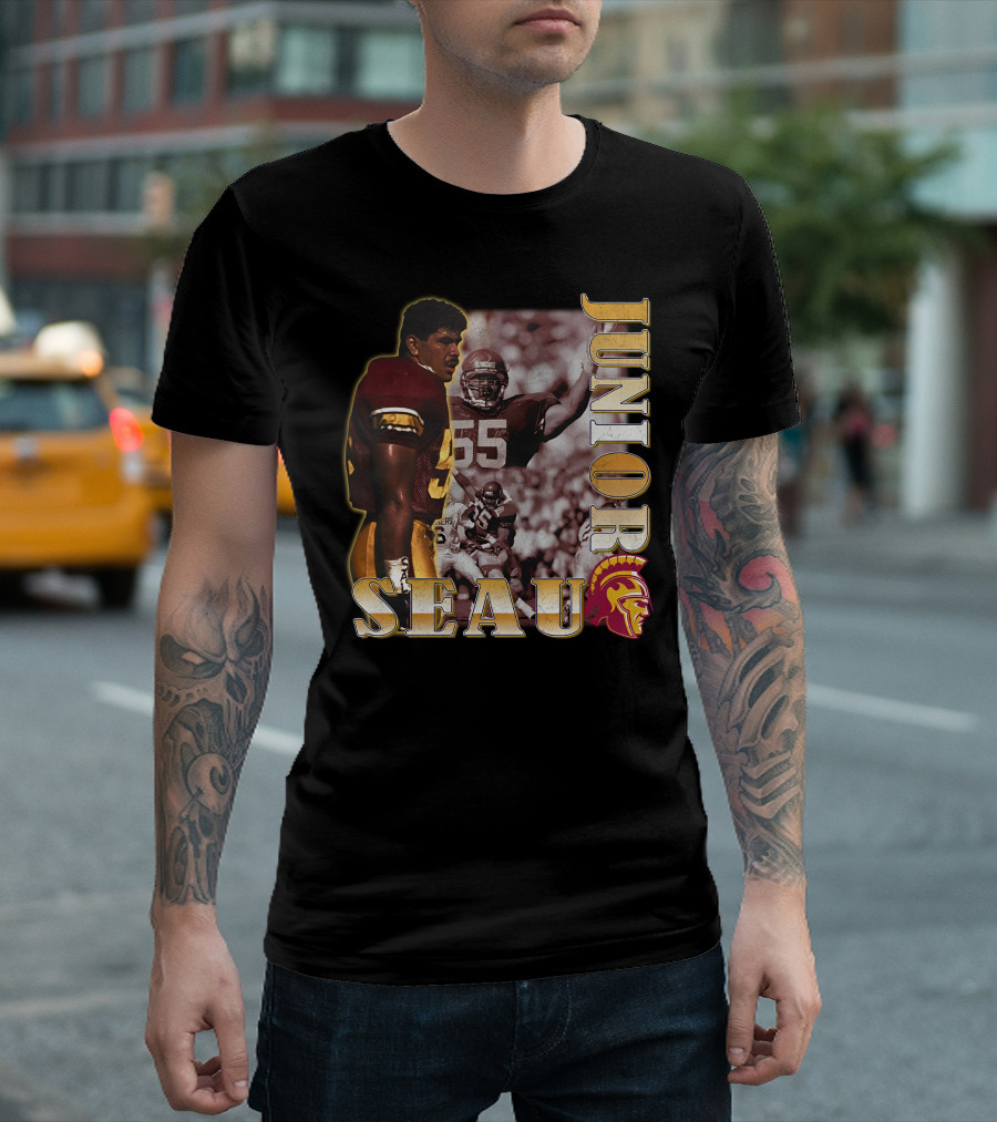 Junior Seau USC Trojans 55 Football Legend T-Shirt
