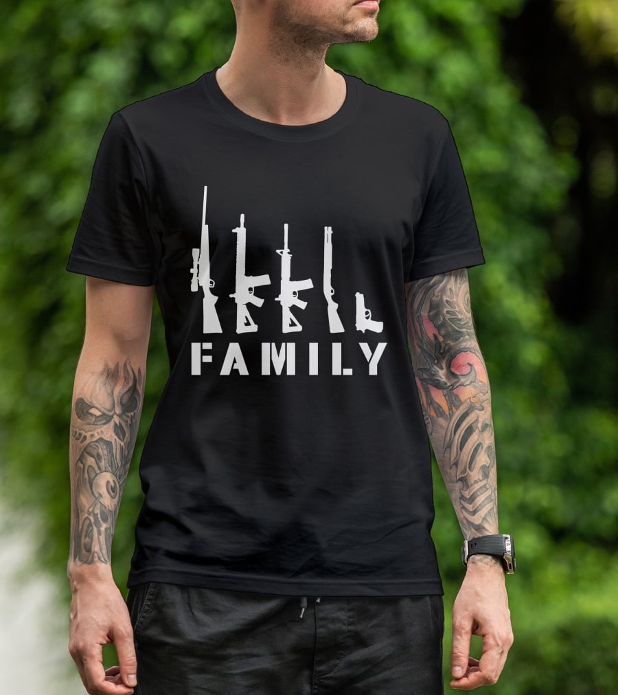 FAMILY Gun Silhouettes Collection T-Shirt