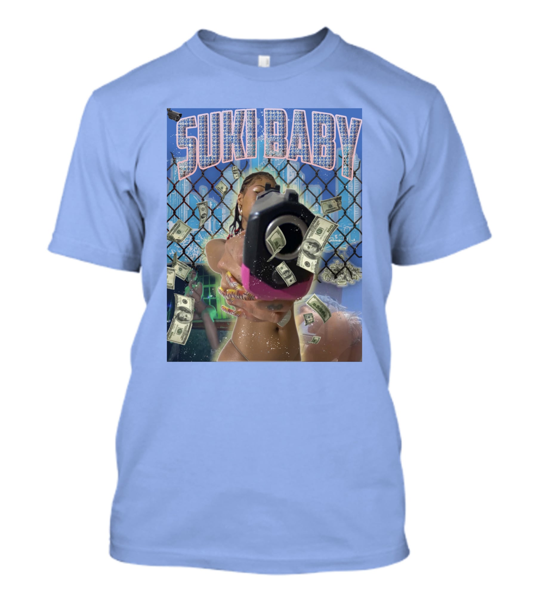 Suki Baby Money And Glamour Urban Aesthetic T-Shirt