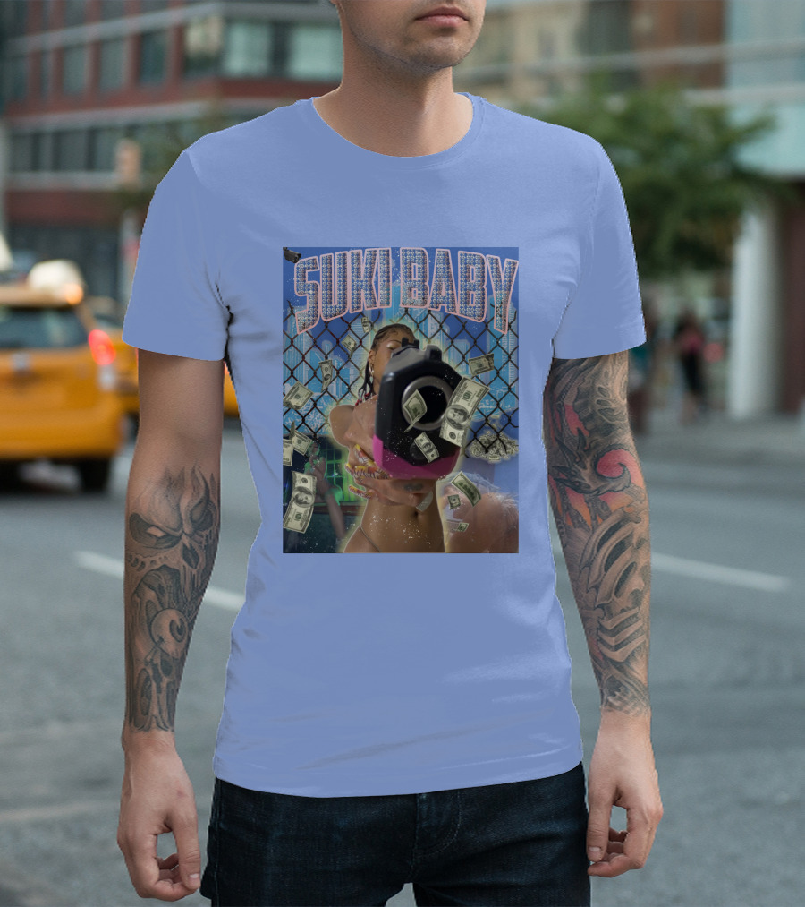 Suki Baby Money And Glamour Urban Aesthetic T-Shirt