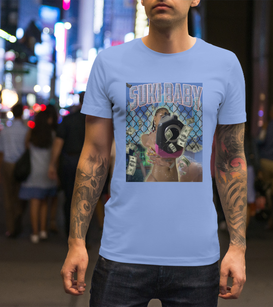 Suki Baby Money And Glamour Urban Aesthetic T-Shirt