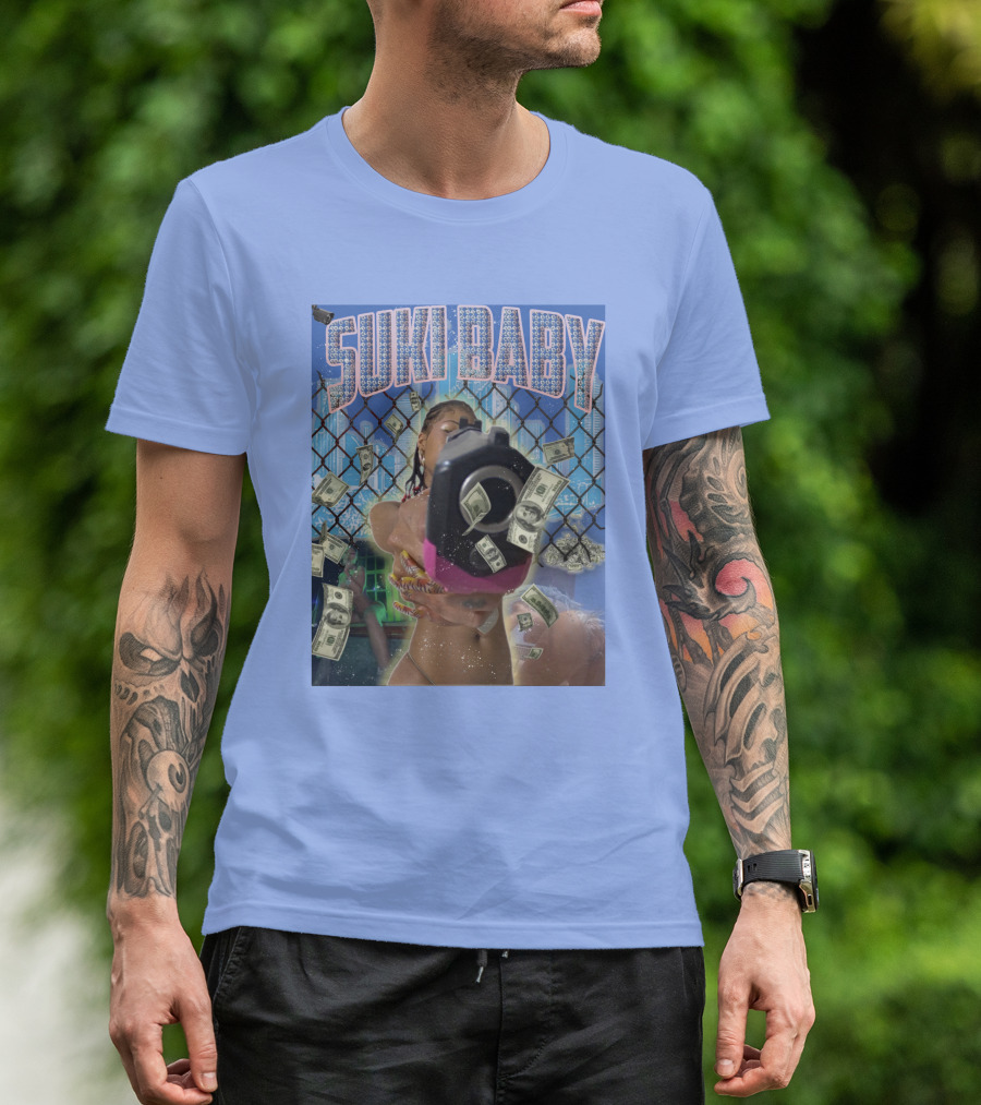 Suki Baby Money And Glamour Urban Aesthetic T-Shirt