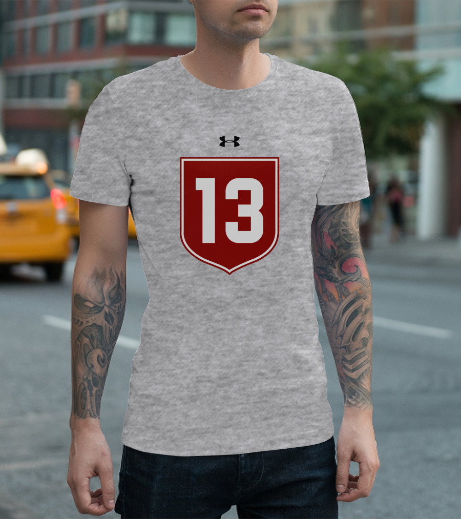 13 Under Armour Red Shield T-Shirt