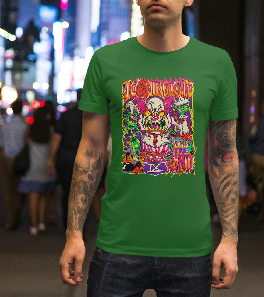Ice Nine Kills Zombie Clown Route IX It’s The End T-Shirt