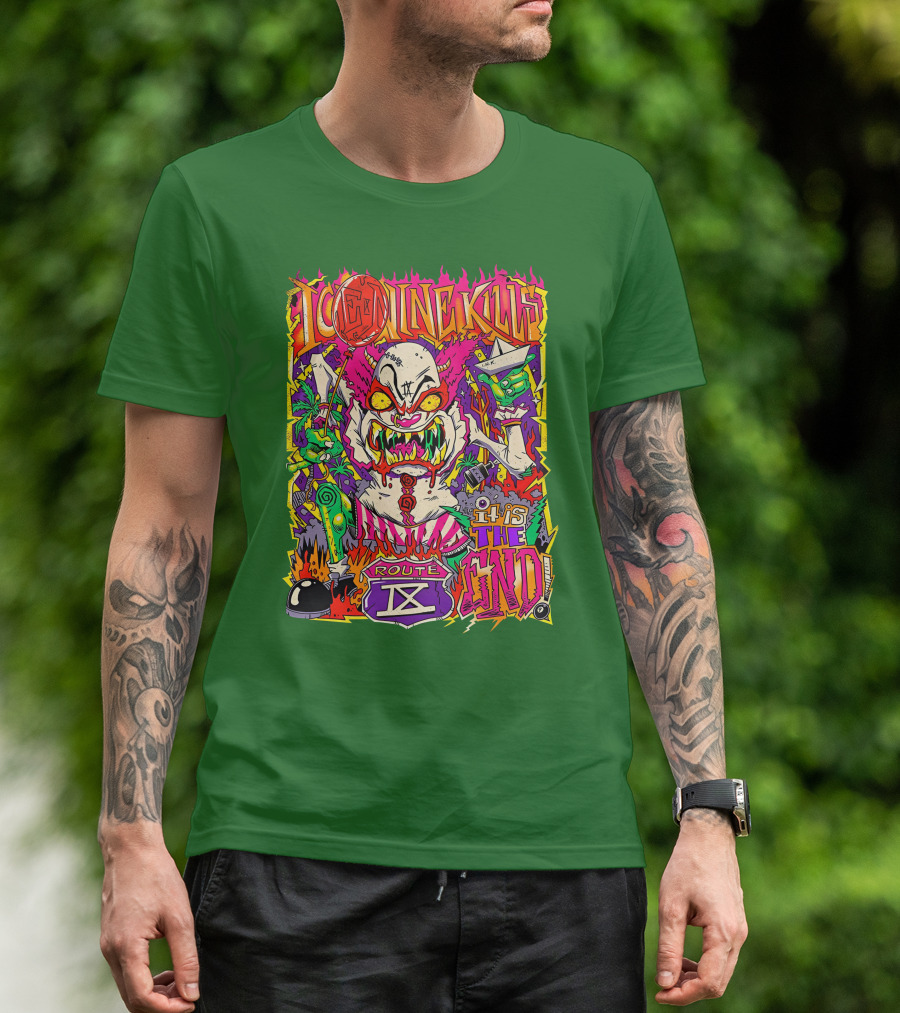 Ice Nine Kills Zombie Clown Route IX It’s The End T-Shirt