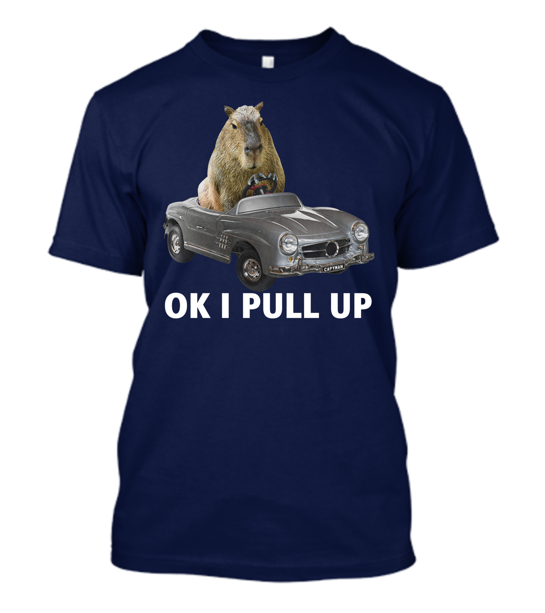 OK I Pull Up Capy Car Capyman T-Shirt