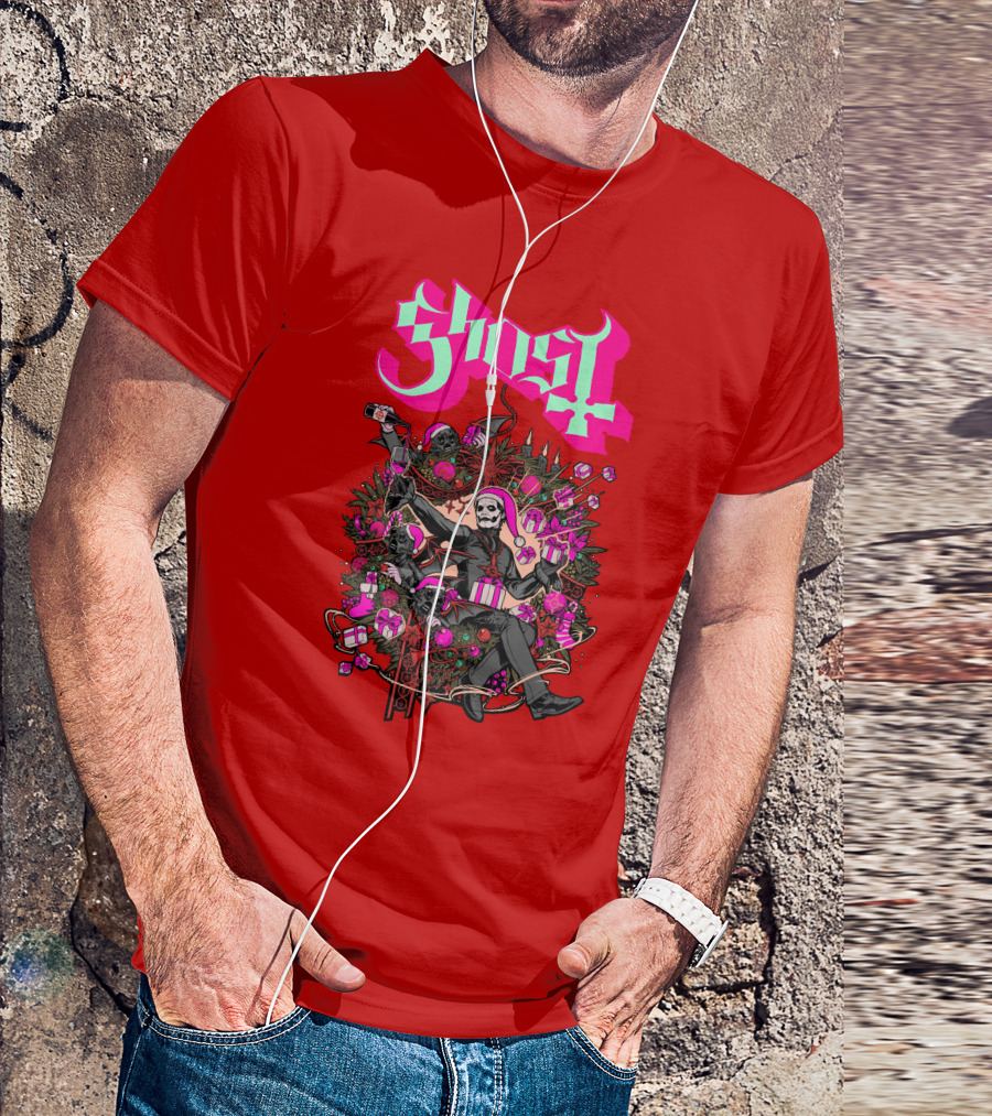 Ghost Holiday Skeleton Festivus T-Shirt