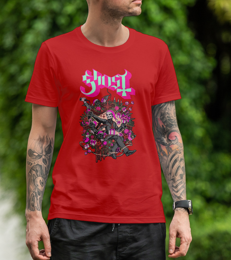 Ghost Holiday Skeleton Festivus T-Shirt