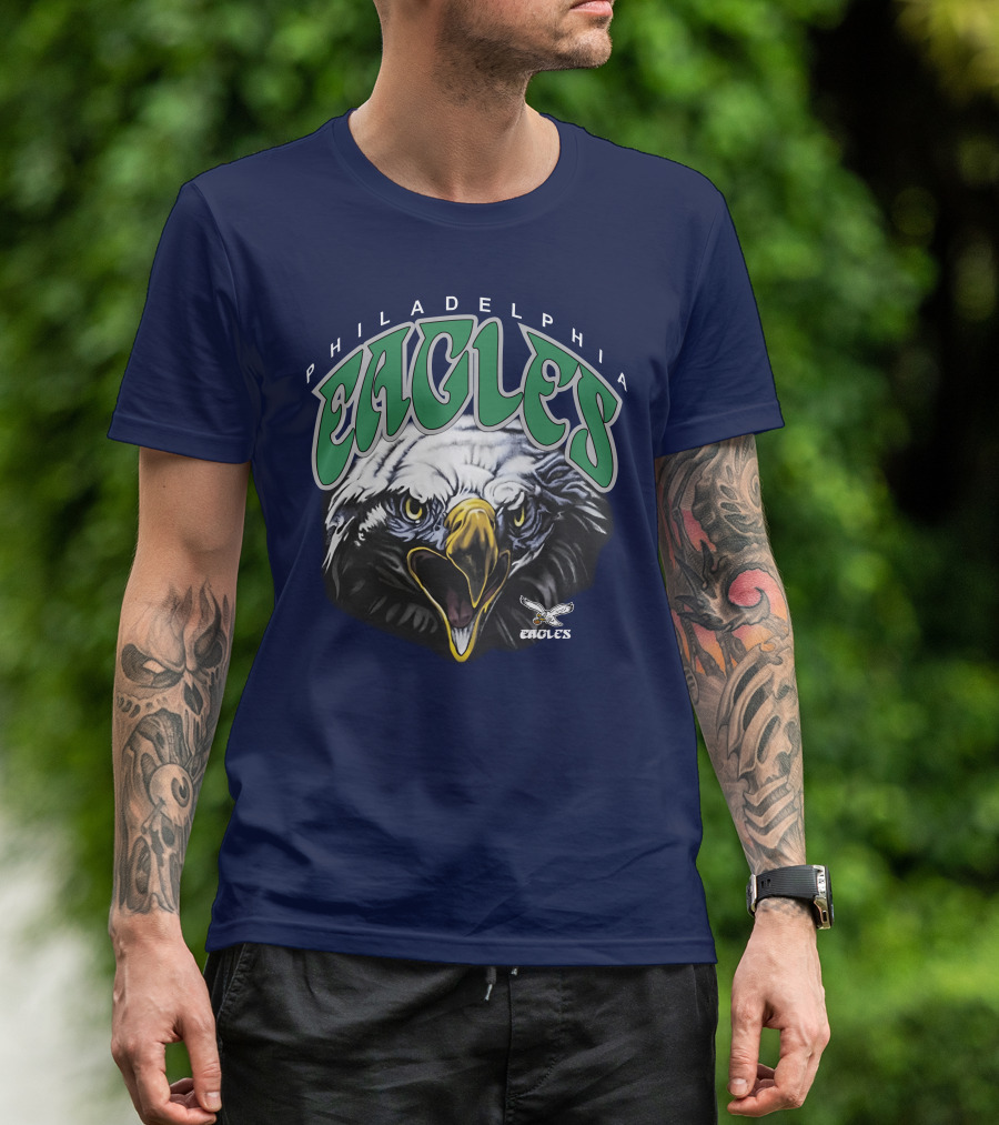 Philadelphia Eagles Salem Sportswear Bold Eagle Head T-Shirt