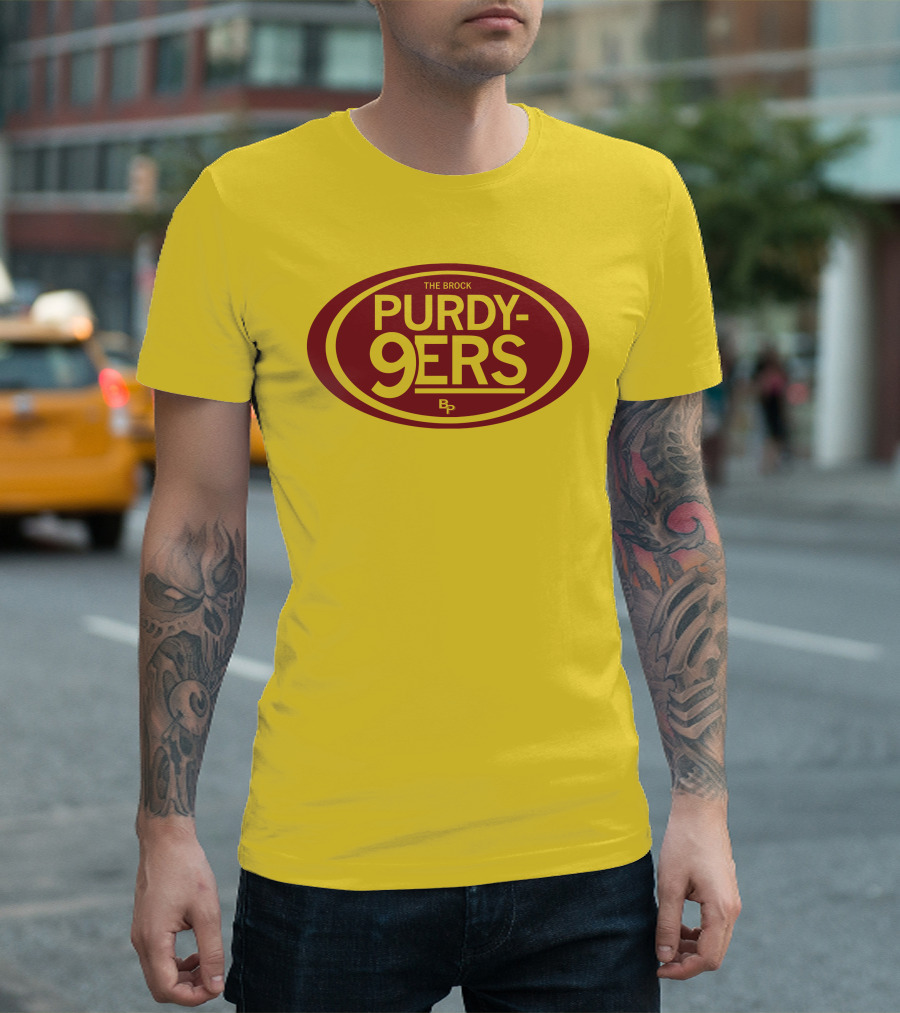 The Brock Purdy-9Ers BP Logo Oval T-Shirt