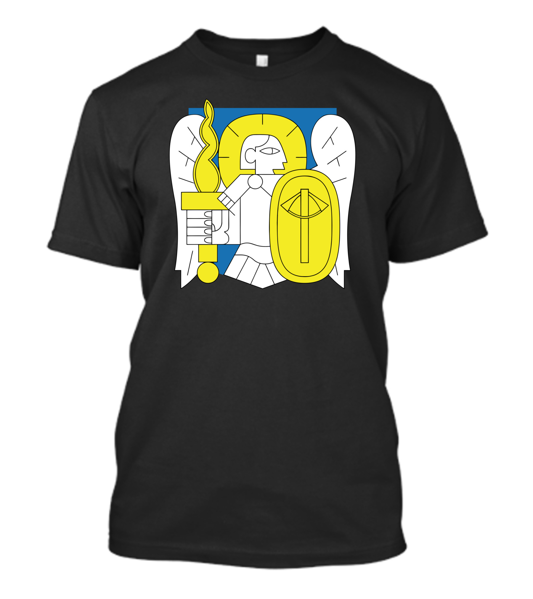 Kyiv Archangel With Torch And Shield Iconic T-Shirt