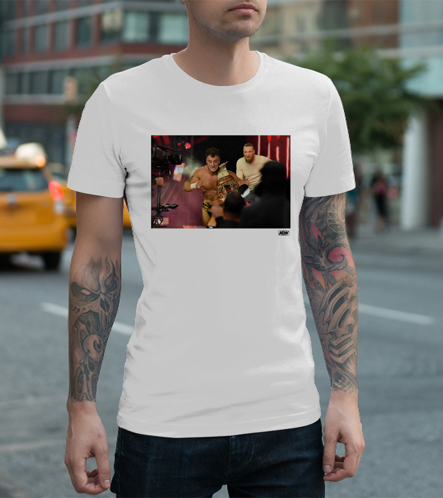 AEW Mjf Vs Bryan Danielson Running Scared Championship Showdown T-Shirt