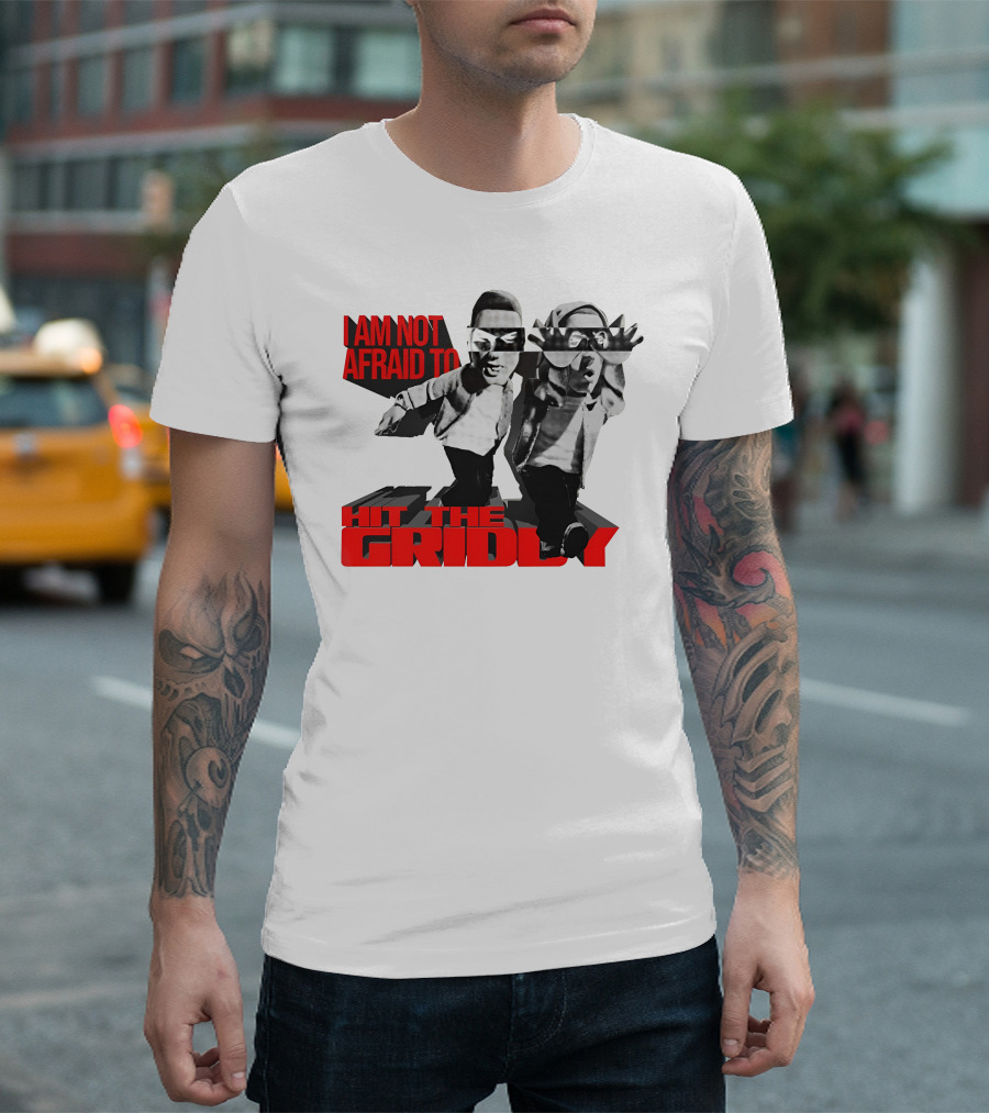 I Am Not Afraid to Hit the Griddy with Retro Dance Figures T-Shirt