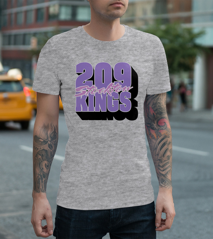 209 Stockton Kings Basketball Team T-Shirt
